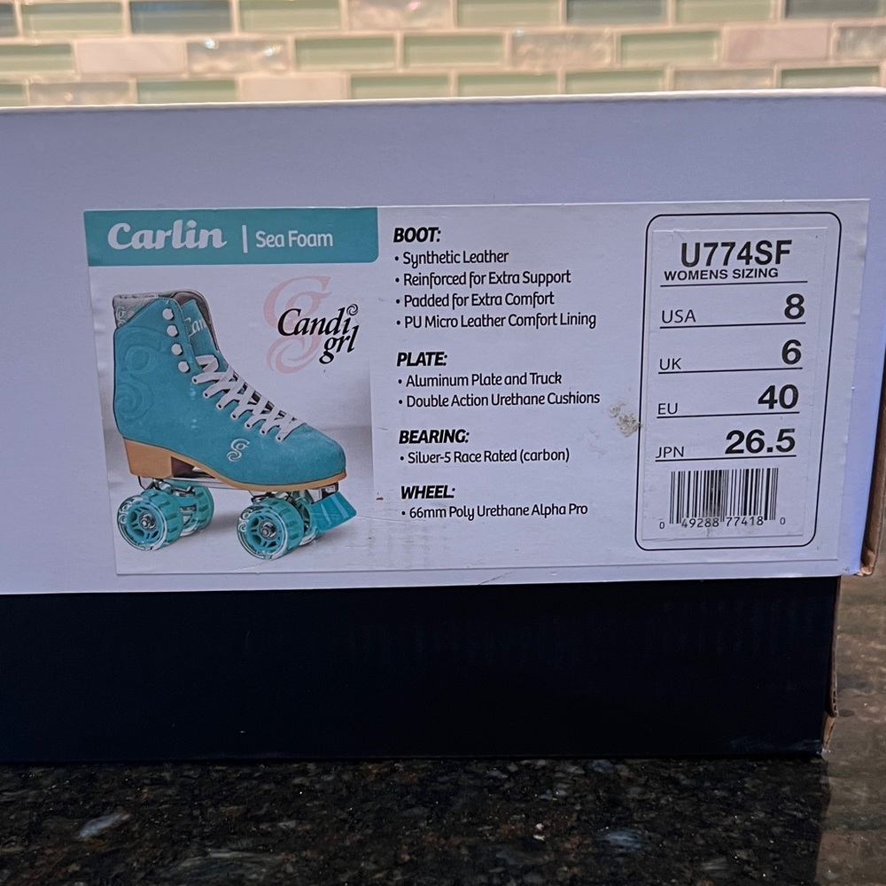 Candi Grl Sea Foam Roller Skates - Picture 5 of 5